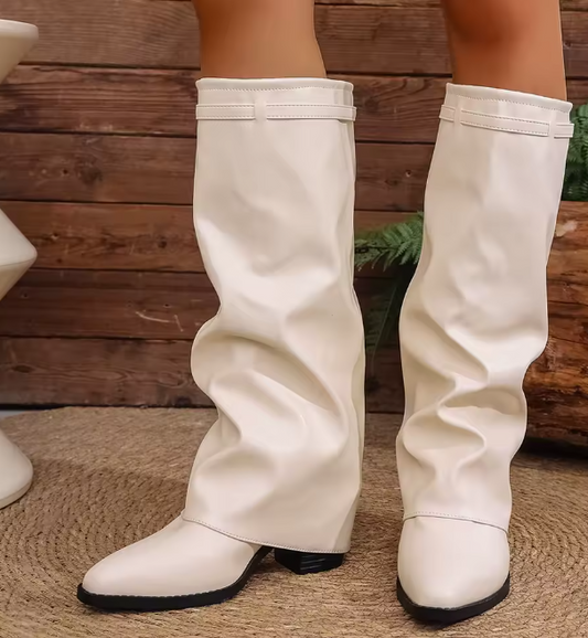 Isa Blanc High Boots