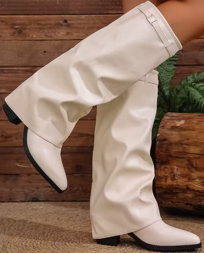 Isa Blanc High Boots